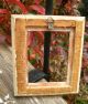 19thc Excellent Faux Ivory Tortoiseshell Miniature Floral Antique French Frame Other photo 3