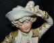 Antique 1880 ' S Carl Schneider Dep Gold Trimmed Bisque Male Figurine 10 