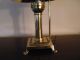 Solid Brass Student Lamp Adjustable Hurricane Chimney Lamps photo 3