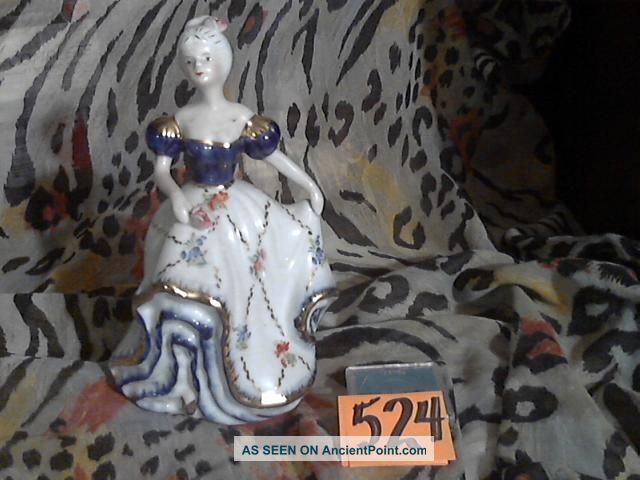 Item 524 Eight Inch Tall Porcelain Southern Bell Figurine Figurines photo