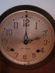 Old Vintage Antique Duo Strike Cathedral Gong Movement Mantel Wood Shelf Clock Clocks photo 3