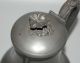 19th C Antique American Pewter Teapot H B Ward & Co Metalware photo 4