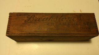 Breakstone ' S Cream Cheese Wooden Box photo