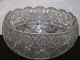 Imperial Sparkling Crystal Glass Punch Bowl W/stand Abp Diamond Pattern Set Bowls photo 7