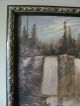 Antique Primitive Adirondack Forest Oil Painting On Canvas Other photo 3