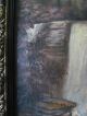 Antique Primitive Adirondack Forest Oil Painting On Canvas Other photo 8