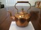 Classic 19thc Large American Copper Tea Hot Water Kettle Metalware photo 2