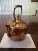 Classic 19thc Large American Copper Tea Hot Water Kettle Metalware photo 3