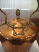 Classic 19thc Large American Copper Tea Hot Water Kettle Metalware photo 6