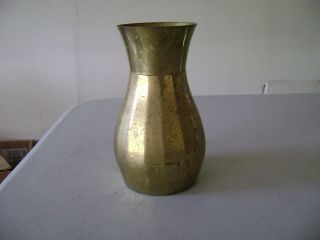 Antique Brass Vase,  Very Good To photo