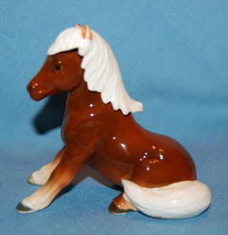 Vintage Japan Porcelain Ceramic Pottery Darling Sorrel Pony Horse Figurine photo
