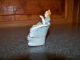 Antique Porcelain Lace Lady On Couch Made In Japan Figurines photo 1