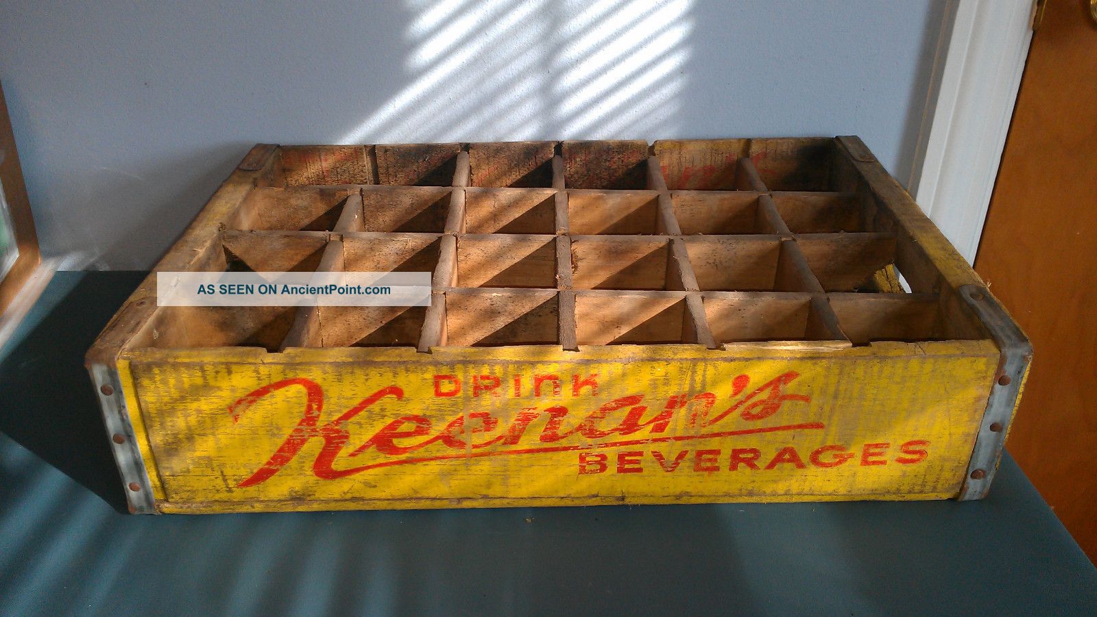 Kearney Ne. Wood Wooden Soda Pop Bottle Crate Crates Case Boxes photo