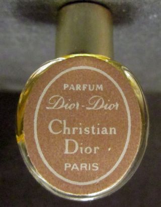 Vintage Dior Dior Parfum Bottle By Christian Dior France photo