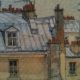 Paris Watercolor Print - Paris Roof Tops - Pierre Deux Other photo 3