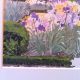 Paris Watercolor Print Bagatelle Garden - Van Gogh Irises - Pierre Deux Other photo 6