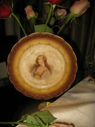 Antique Shabby La Francaise Porcelain Plate photo