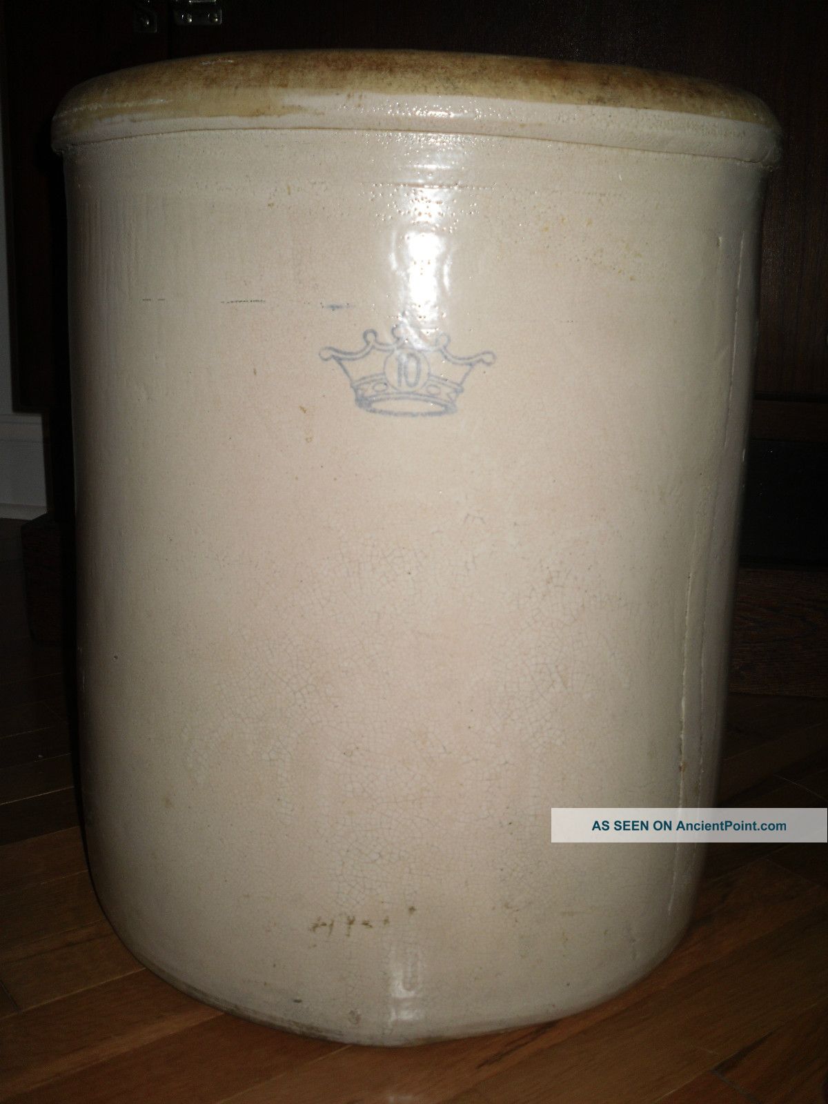 Rare Antique Early 1900 ' S Robinson Ransbottom 10 Gal Salt Glaze Stoneware Crock Crocks photo