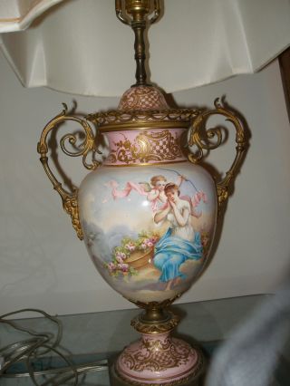 1850es French Vase Lamp photo