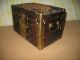 Wooden Box Made By Wood And Metal Foil Vintage Boxes photo 10