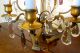 Antique French Lamps,  Pair,  Harp - Back,  To Use On Table Or As Sconces Lamps photo 9