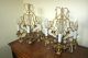 Antique French Lamps,  Pair,  Harp - Back,  To Use On Table Or As Sconces Lamps photo 1