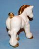 Vintage Porcelain Ceramic Pottery Darling Draft Horse Figurine Gilt Trim Figurines photo 3