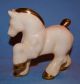 Vintage Porcelain Ceramic Pottery Darling Draft Horse Figurine Gilt Trim Figurines photo 6