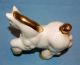 Vintage Porcelain Ceramic Pottery Darling Draft Horse Figurine Gilt Trim Figurines photo 8