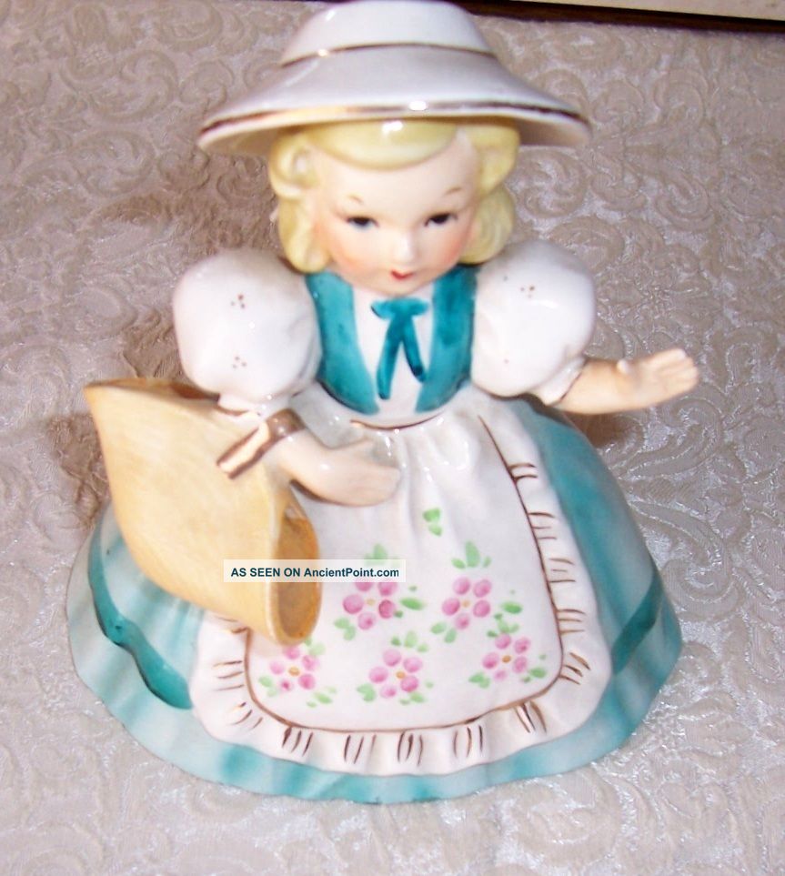Shafford Japan Figurine - Flower Girl - Adorable Figurines photo