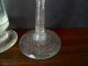 Antique 18th Century ? Hand Blown Glass Wine Goblets Crude Primitive Fizzy Other photo 1