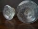 Antique 18th Century ? Hand Blown Glass Wine Goblets Crude Primitive Fizzy Other photo 4