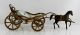 Antique French Palais Royal Pocket Watch Holder,  A Horse Pulled Carriage 1830 Clocks photo 1