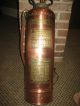 Vintage / Antique Brass / Copper Childs Fire Extinguisher Lamp - 40 ' S - 50 ' S Era Lamps photo 1
