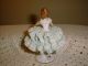 Fabulous Sandizell German Dresden Lace Figurine Crown Mark Ex Cond $34.  99 Figurines photo 2
