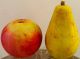 Vintage Italian Alabaster Stone Apple & Pear Other photo 2