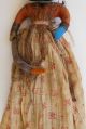 Antique Indian Warrior,  India Theatre Doll,  Carved Wood Carved Figures photo 11