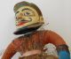 Antique Indian Warrior,  India Theatre Doll,  Carved Wood Carved Figures photo 6