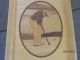2 Signed Vtg Hand Crafted Wood Marquetry Inlay Inlaid Art Golf Man Woman Hudson Other photo 4
