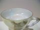 Japan Iridescent Cream Yellow White Gold Footed Tea Cup Cups & Saucers photo 6