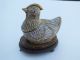 Vintage Chinese Cloisonne Small Chicken - Neat Little Piece Other photo 1