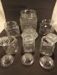 6 Vintage Apothecary Candy Jars Different Sizes Great Set Jars photo 3