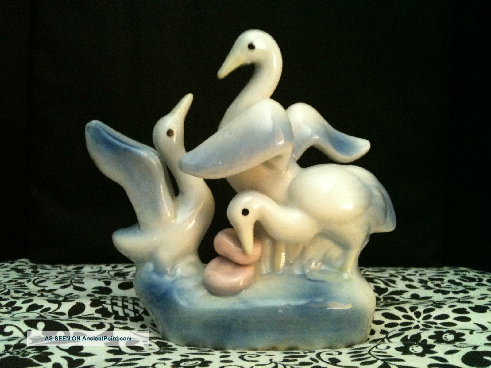 Porcelain Bird Figurines Must See. . .  Antique Item Over 100 Years Old. . .  L@@k Figurines photo
