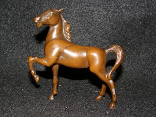 Nuart Cast Metal Bronzed Horse Figurine photo