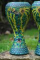 Pair Of 19th C.  Signed Japanese Hand Decorated Vases With Stunning Decor Vases photo 4