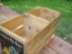 Vintage Wood=split Crate=shipping Box= 