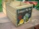 Vintage Wood=split Crate=shipping Box= 