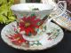 Royal Albert Poinsettia Hand Painted Tea Cup And Saucer Teacup Cups & Saucers photo 1