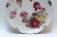 Antique Porcelain Charger Large Plate With Roses Unmarked Scalloped Edge Plates & Chargers photo 2