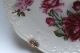 Antique Porcelain Charger Large Plate With Roses Unmarked Scalloped Edge Plates & Chargers photo 4